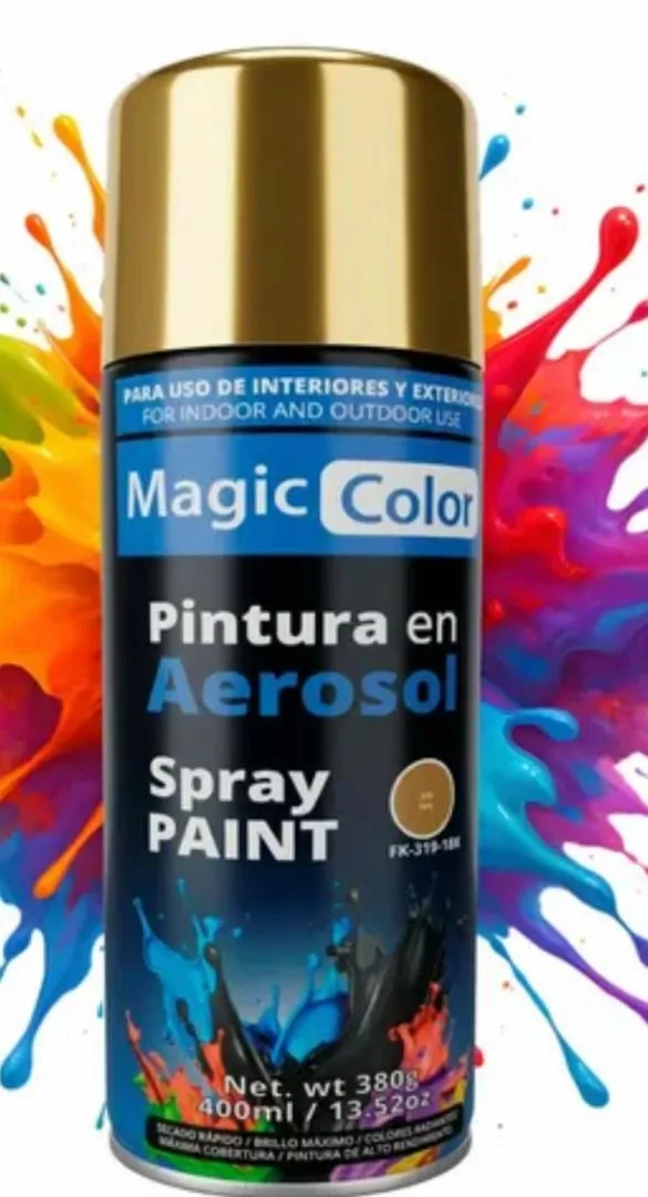 PINTURA EN SPRAY ORO