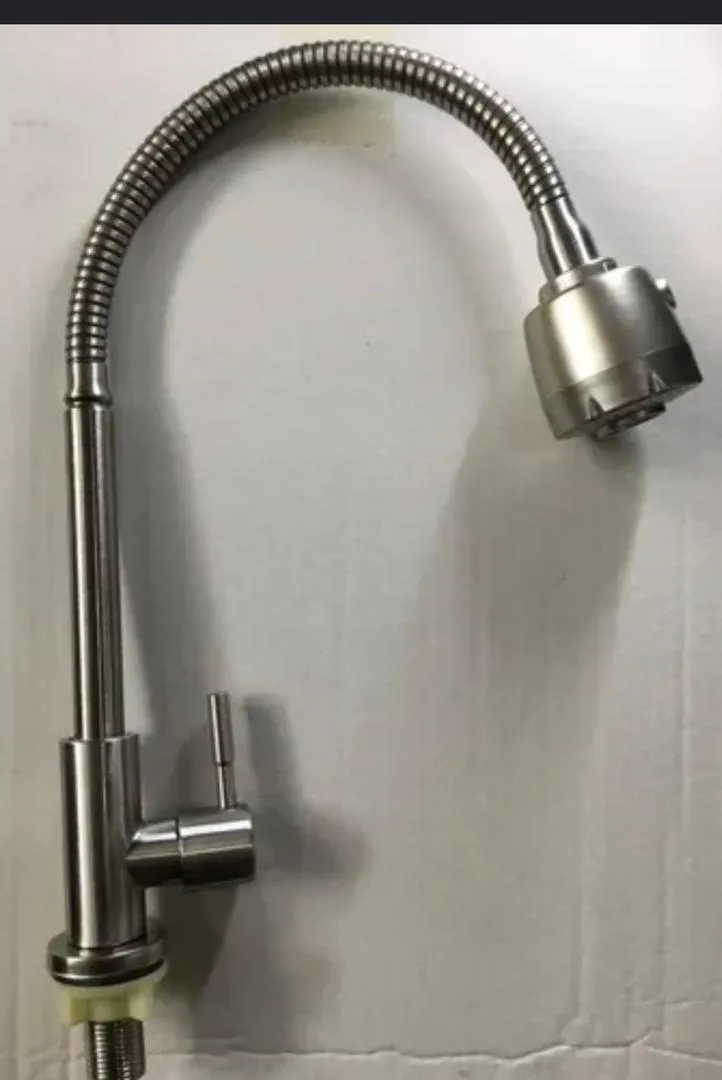 LLAVE SATINADA INDIVIDUAL  DE ACERO INOXIDABLE PARA FREGADERO/LAVAMANO SF-35232