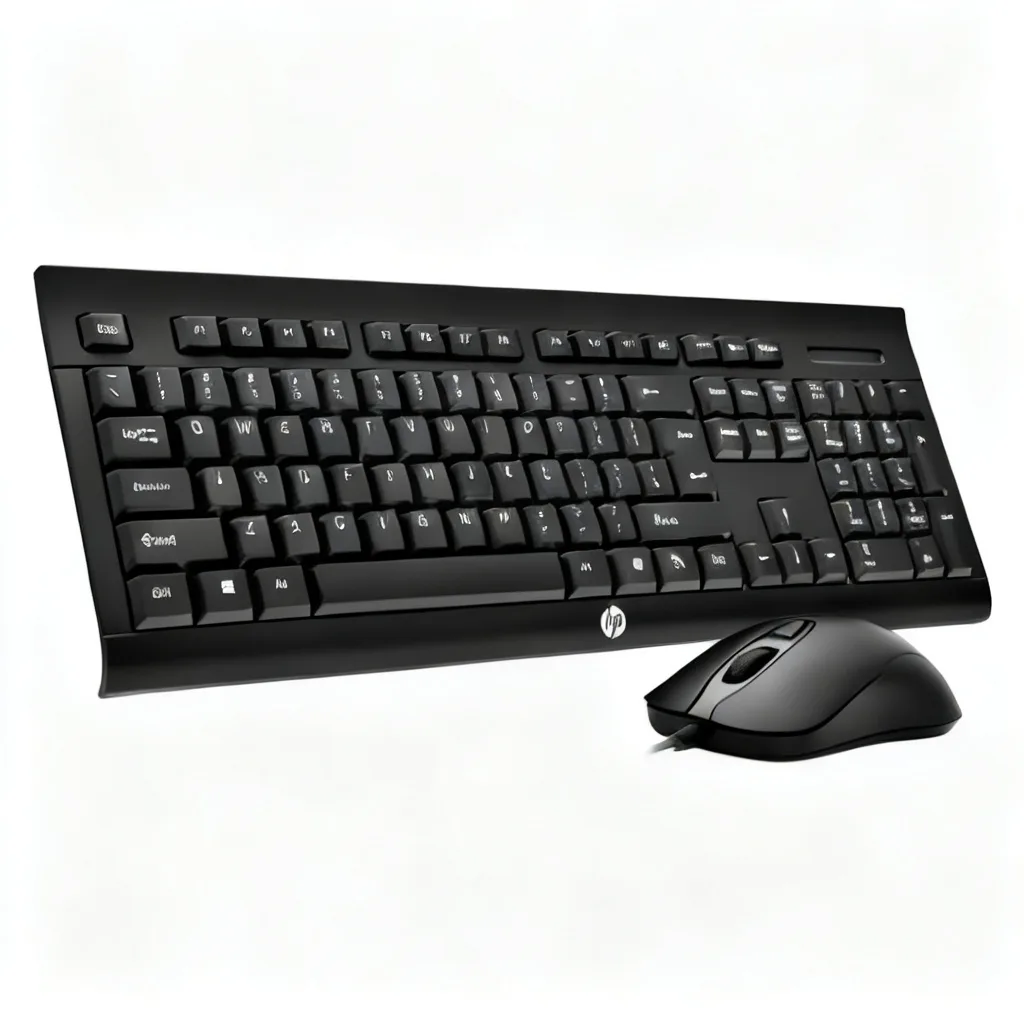 Combo Kit Teclado Y Mouse Hp Km100 Usb Negro