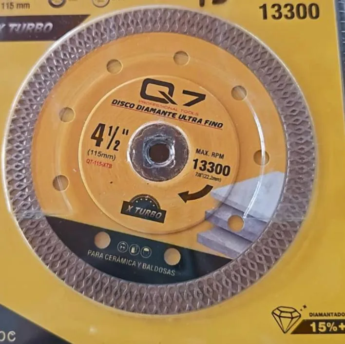 DISCO PARA MARMOL DIAMANTADO ULTRA FINO 4/1/2 Q7