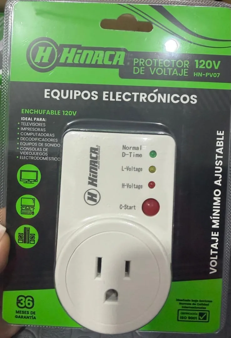 PROTECTOR PARA EQUIPOS ELECTRONICOS 120V  HINACA