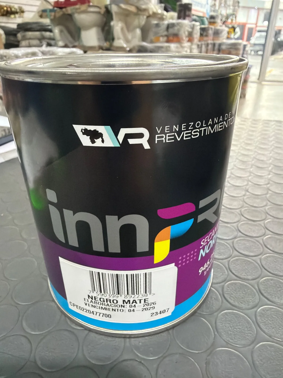 Pintura Negro Mate