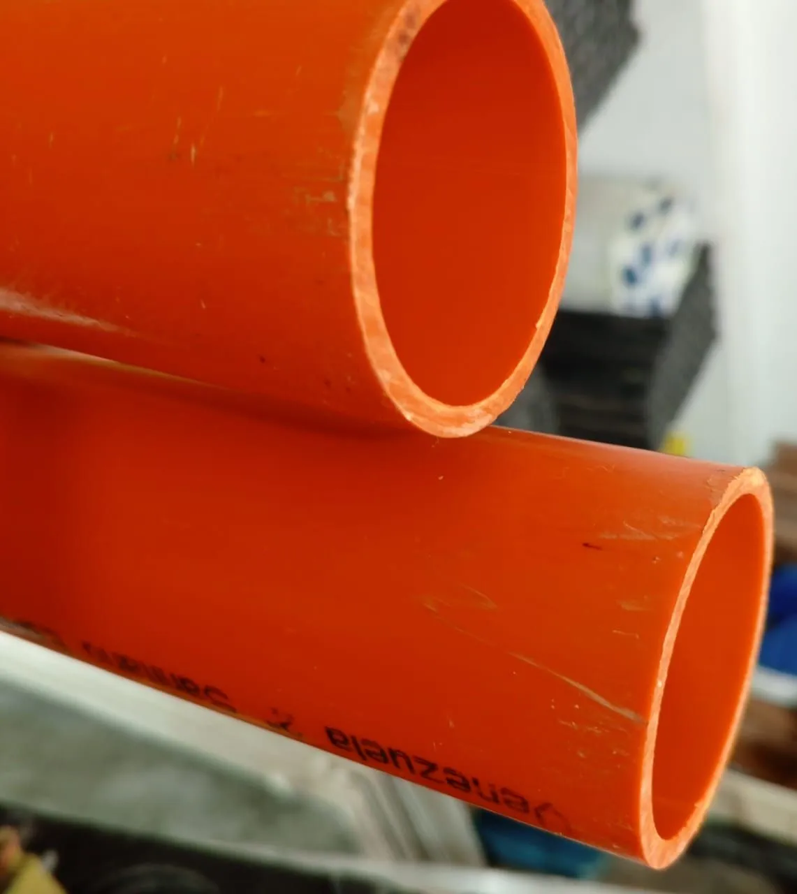 tubo NARANJA de 2" x 3 metroos