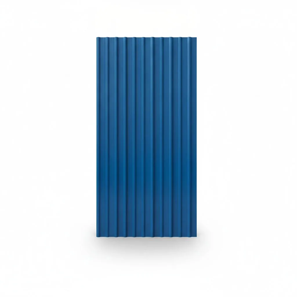 Lamina de techo azul