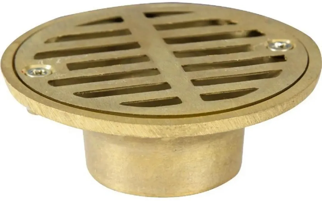 REJILLA ESTANDAR CON CUELLO 1 1/4 BRONCE